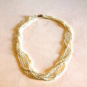 Vintage Multi-stran Pearl Necklace